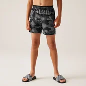 Kąpielówki dla chłopców - Regatta Dziecięce szorty kąpielowe Skander III Szary, Rozmiar: 128 cm - miniaturka - grafika 1