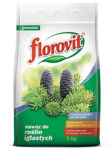 Florovit Nawóz granulowany do roślin iglastych worek 3 kg - Nawozy ogrodnicze Florovit Nawóz granulowany do roślin iglastych worek 3 kg - Nawozy ogrodnicze - miniaturka - grafika 1
