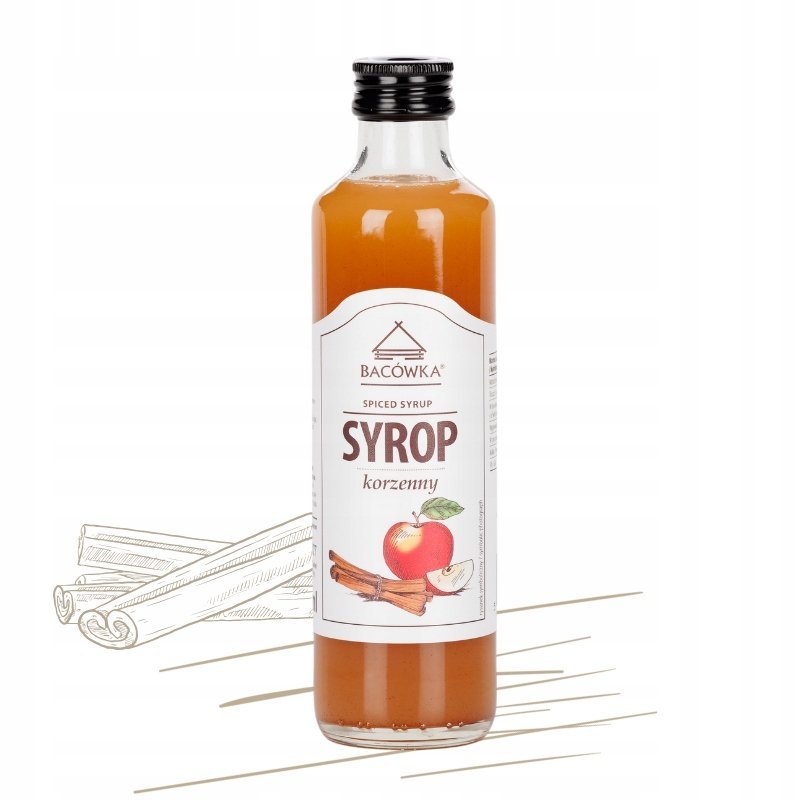 Syrop korzenny z cynamonem cejlońskim 250ml Bacówka