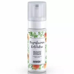 Anwen Anwen Szampon w piance Brzoskwinia i Kolendra do suchej wrażliwej skóry głowy 170ml - Szampony do włosów - miniaturka - grafika 1
