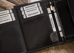 Duży, Pionowy Portfel Męski Ze Skóry Naturalnej Lumarko! - Portfele - miniaturka - grafika 10