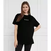 Koszulki i topy damskie - GUESS T-shirt SS CN MINI BOX TEE | Regular Fit - miniaturka - grafika 1