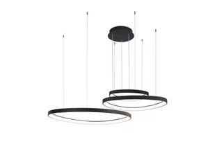Lampa wisząca Amanda AZ5027 LED 150W ringi czarna - Lampy sufitowe - miniaturka - grafika 1