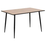 Stoły - ACTONA Stół obiadowy BOXHORN I 75X120X80 naturalny + czarny - miniaturka - grafika 1