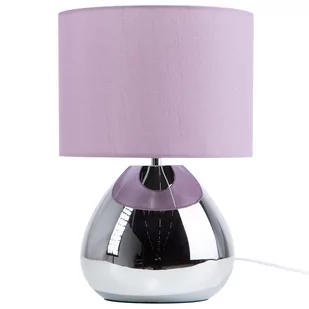 Beliani Lampa stołowa Lampka nocna metalowa fioletowa RONAVA 78990 - Lampy stojące - miniaturka - grafika 1