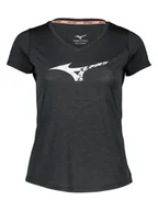 Koszulki sportowe damskie - Mizuno Koszulka funkcyjna "Impulse Core" w kolorze czarnym - miniaturka - grafika 1