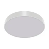 Lampy sufitowe - Sufitowa lampa minimalistyczna Totem LED 48W do pokoju biała - miniaturka - grafika 1
