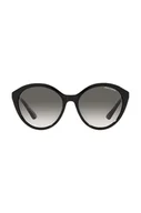 Okulary przeciwsłoneczne - Armani Exchange okulary przeciwsłoneczne damskie kolor czarny - miniaturka - grafika 1