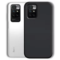 Etui i futerały do telefonów - ETUI DO XIAOMI REDMI 10 GUMOWE OBUDOWA CZARNE MATOWE SILIKON POKROWIEC SLIM - miniaturka - grafika 1