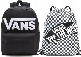 VANS ZESTAW 2W1 PLECAK + WOREK SZKOLNY VANS OLD SKOOL DUŻY CZARNY SZKOŁA - Plecaki worki VANS ZESTAW 2W1 PLECAK + WOREK SZKOLNY VANS OLD SKOOL DUŻY CZARNY SZKOŁA - Plecaki worki - miniaturka - grafika 1