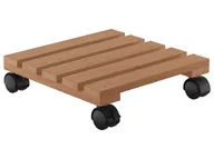 Pozostałe akcesoria do uprawy roślin - PARKSIDE® Podstawka pod rośliny na kółkach (drewno, naturalne) - miniaturka - grafika 1