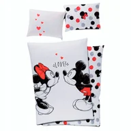 Pościel dla dzieci - Pościel Bawełniana Dziecięca Myszka Miki Minnie 140x200 Worek Oryginalna - miniaturka - grafika 1