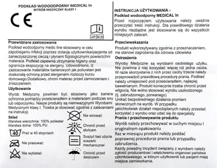 Podkład na materac 90 x 200 medyczny Medical In - Pokrowce na materace - miniaturka - grafika 12