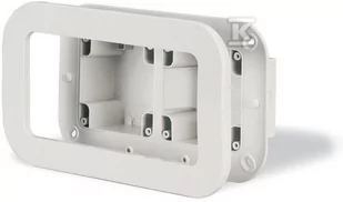 Puszka podtynkowa, 2 moduły, 2xM95, IP66, szary, PROTECTA - Puszki elektryczne i akcesoria - miniaturka - grafika 1