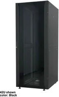 Szafy rack - INTELLINET 48,3 cm 19Zoll Netzwerkschrank Premium Line 32 HE 1589x600x800mm HxBxT Flatpack Traglast 2000kg grau 715515 - miniaturka - grafika 1