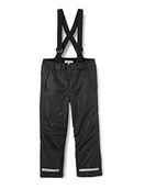 Spodnie narciarskie - Playshoes Unisex dziecięce spodnie narciarskie, spodnie snowboardowe, spodnie na śnieg, czarny, 140 - miniaturka - grafika 1