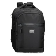 Torby na laptopy - Pepe Jeans Blackmore 15,6-calowy plecak na laptopa czarny 31 x 44 x 15 cm poliester z akcentami ze sztucznej skóry 20,46 l by Joumma Bags, Czarny (Black), Talla única, plecak na laptopa - miniaturka - grafika 1