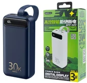Powerbanki - Power Bank Remax Rpp-522 30000Mah Usb-C Led 2X Usb  22.5W - miniaturka - grafika 1