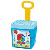 Klocki - Ecoiffier Wózek z klockami 40 elementów 7600007800 - miniaturka - grafika 1