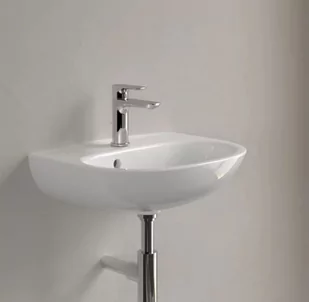 Villeroy & Boch O.novo Umywalka wisząca 50x38 cm z otworem na baterię z przelewem biały Weiss Alpin 43405001 - odbiór osobisty: Kraków, Warszawa - Umywalki - miniaturka - grafika 1