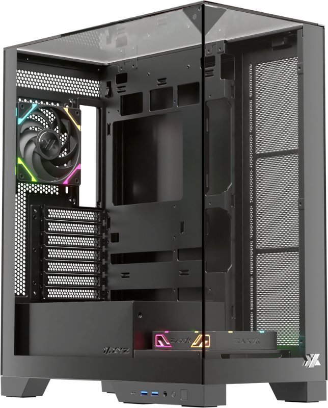 Obudowa XYZ PC GEAR Trifecta ARGB czarna X-CS-TRIFECTA-B
