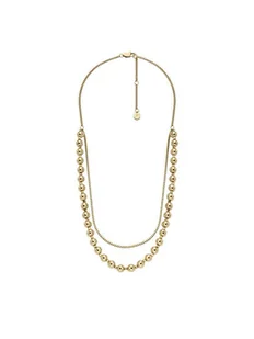 Fossil Naszyjnik All Stacked Up JA7248710 Złoty - Naszyjniki - miniaturka - grafika 1