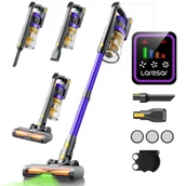 Odkurzacze - Odkurzacz bezprzewodowy Laresar X11, 550W, siła ssania 55000PA, ręczny, inteligentny, do domu, pochłaniacz kurzu, czas pracy 60 minut, zestaw 3 filtrów. - miniaturka - grafika 1