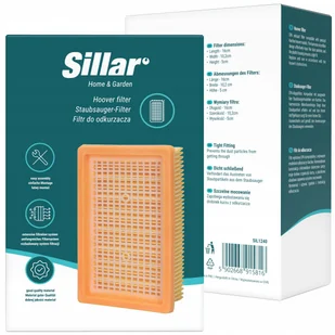 Filtr powietrza do Karcher KWD4 KWD5 KWD6 KNT4 MV4 MV5 MV6 WD4 WD5 WD6 - Filtry do odkurzaczy - miniaturka - grafika 1