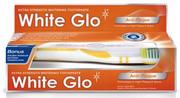 Pasty do zębów - White Glo, Anti-Plaque, Pasta przeciw osadom wybielająca, 100 ml - miniaturka - grafika 1