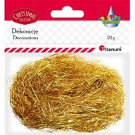 Pozostałe akcesoria dla plastyków - Titanum Włosy Anielskie 20g Złote Craft-fun Series - miniaturka - grafika 1