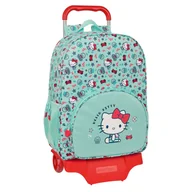 Plecaki szkolne i tornistry - Plecak szkolny na kółkach Hello Kitty Sea lovers turkusowy 33 x 42 x 14 cm - miniaturka - grafika 1