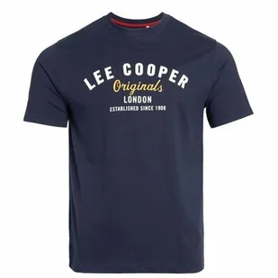 Lee Cooper koszulka męska granatowa C Logo, Rozmiar 3XL - Koszulki męskie - miniaturka - grafika 1