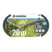 Węże ogrodowe i zraszacze - Wąż ogrodowy tekstylny GARDENA Liano Life zestaw 1/2" 20 m 18450-20 - miniaturka - grafika 1