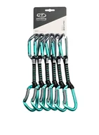 Sprzęt wspinaczkowy - Ekspresy wspinaczkowe Climbing Technology Salto Set UL 12 cm 6-Pack - titanium/acquamarine - miniaturka - grafika 1