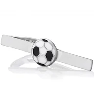 Spinki do mankietów i krawatów - Spinka do krawata Piłka nożna X2 T80 - miniaturka - grafika 1