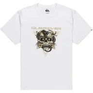 Koszulki męskie - t-shirt QUIKSILVER CORE SKULL WHITE - miniaturka - grafika 1