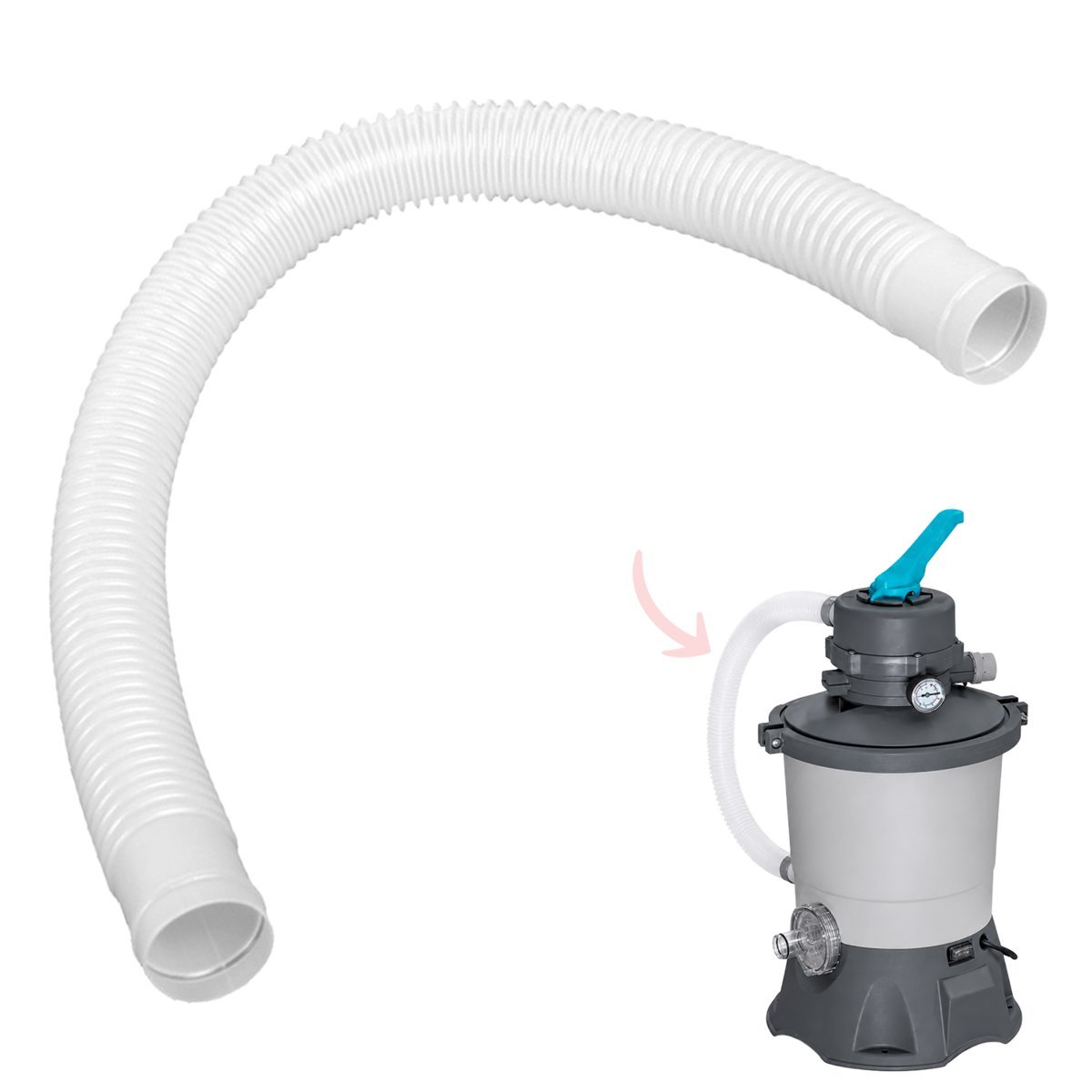 Bestway rurka wąż krótki przyłącze do filtra piaskowego 58515 flowclear