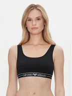 Koszulki sportowe damskie - Emporio Armani Underwear Biustonosz top EW000420 AF10881 UC001 Czarny - miniaturka - grafika 1