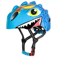 Kaski rowerowe - Kask Rowerowy Dziecięcy Dinozaur S/M dla dzieci - miniaturka - grafika 1