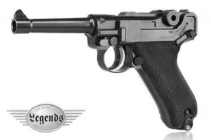 Umarex-Walther Wiatrówka. Wierna Replika (1:1) Pistoletu Luger P-08 Parabellum F - Wiatrówki pistolety - miniaturka - grafika 1