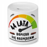 Skarbonki - Skarbonka na Urodziny 44 44te 44-te na Prezent z Nadrukiem ze Zdjęciem - miniaturka - grafika 1