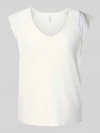 Koszulki i topy damskie - T-shirt o kroju regular fit z krótkim rękawem model ‘PETRA’ - miniaturka - grafika 1