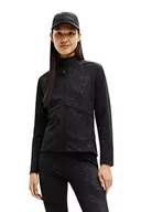 Swetry damskie - Desigual Sweter damski, czarny, L - miniaturka - grafika 1