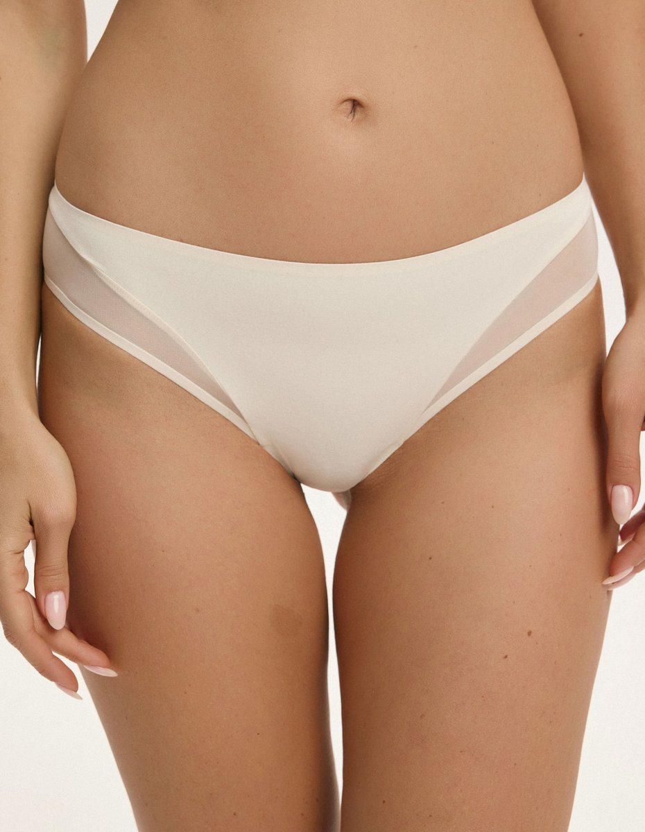Majtki figi CLEARY Esotiq beżowy L