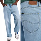 Spodnie męskie - Lee ASHER LOOSE STRAIGHT Meadow Blue LUŹNE PROSTE BLUE DżINS W32 L32 - miniaturka - grafika 1