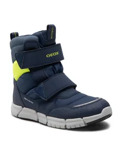 Buty dla chłopców - Geox Śniegowce J Flexyper B. B J169XC 0FU50 C4502 D Granatowy - grafika 1