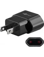 Pozostałe akcesoria sieciowe - Adapter sieciowy US/Japonia, czarny - miniaturka - grafika 1