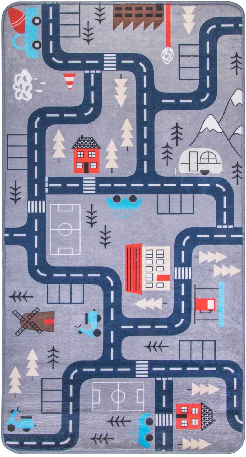 Dywan dziecięcy DROGI 80x150