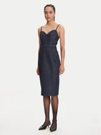 Sukienki - Miss Sixty 6S1DJ49400 Sukienka jeansowa Blue Black Denim F26 - miniaturka - grafika 1