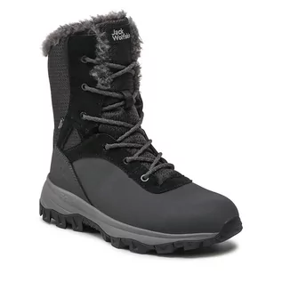 Śniegowce damskie - Śniegowce JACK WOLFSKIN - Everquest Texapore Snow High W 4053601 Phantom/Black - grafika 1